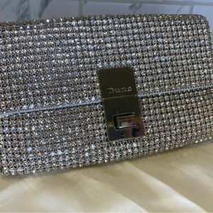 Golden diamond handbag